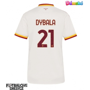AS Roma Paulo Dybala #21 Dámské Venkovní Dres 2026-27 Krátký Rukáv AS Roma Paulo Dybala #21 Dámské Venkovní Dres 2026-27 Krátký Rukáv